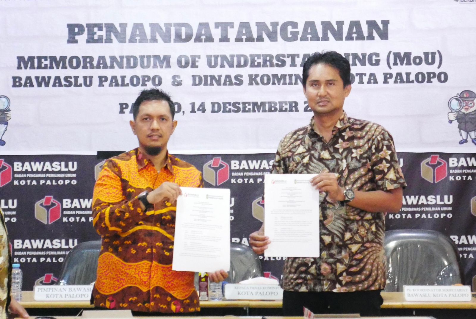 BAWASLU MoU Dengan Dinas Kominfo Palopo